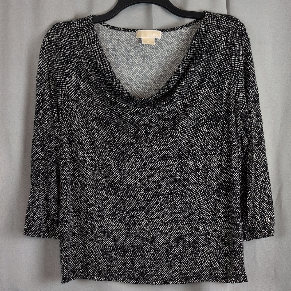MICHAEL‎ Michael Kors Cowl Neck Blouse 3/4 Sleeve 1X